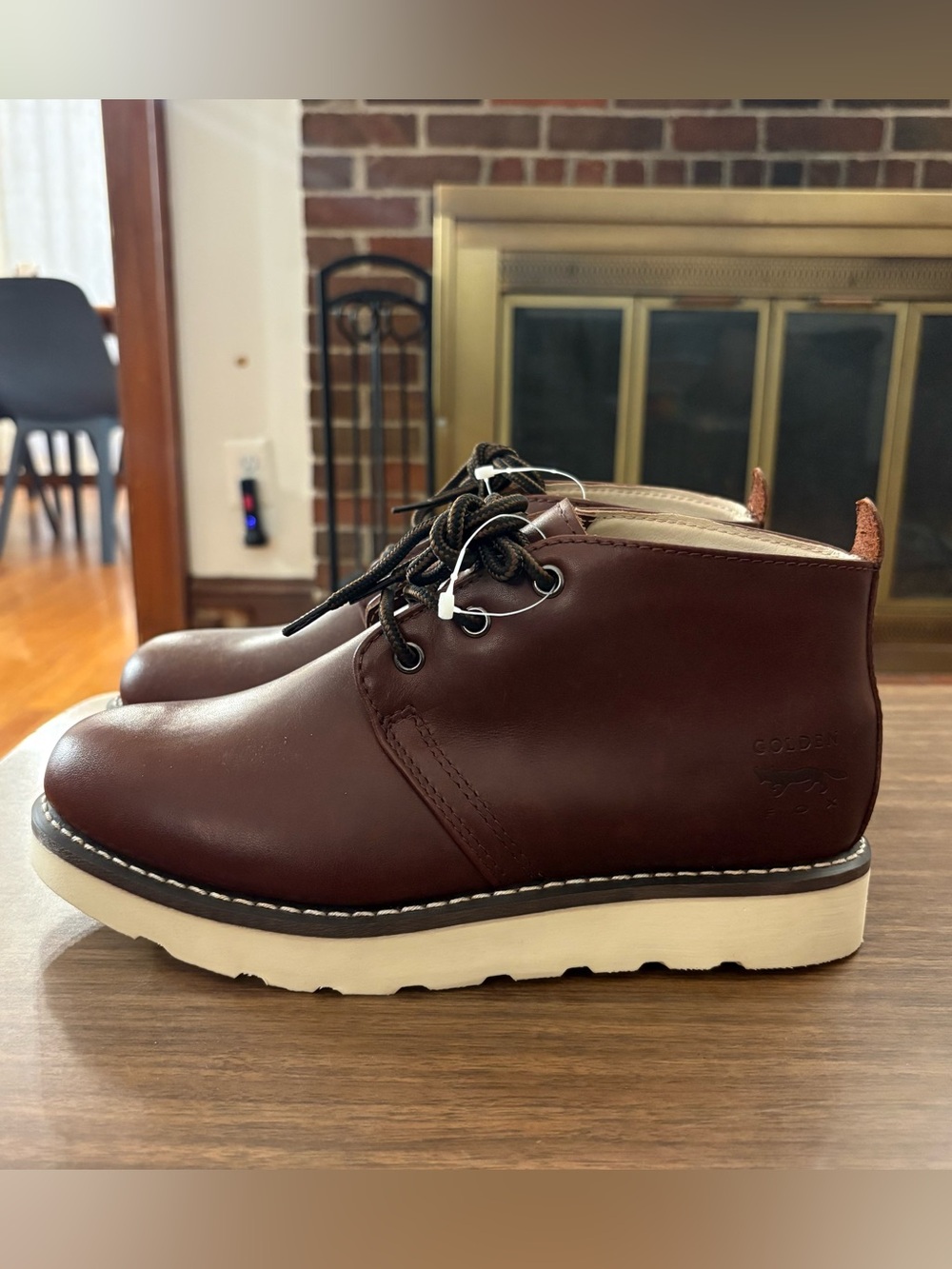 Brand new never worn men’s brown Golden Fox Heritage Chukka boot.  Size 6.5